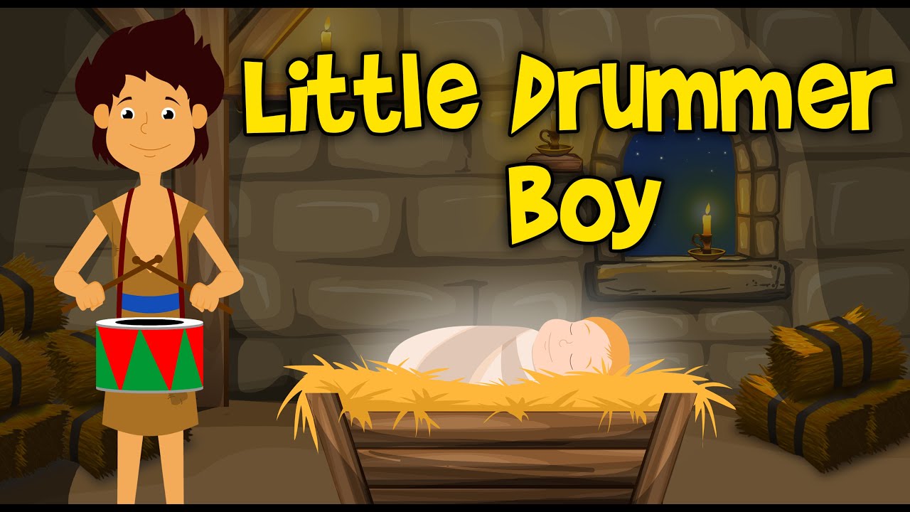 Little Drummer Boy Christmas Song For Children | CDS Kids Tv