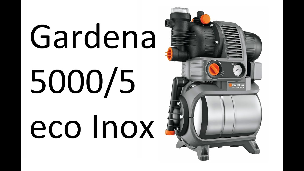 РоботунОбзор: Насосная станция Gardena 5000/5 eco Inox
