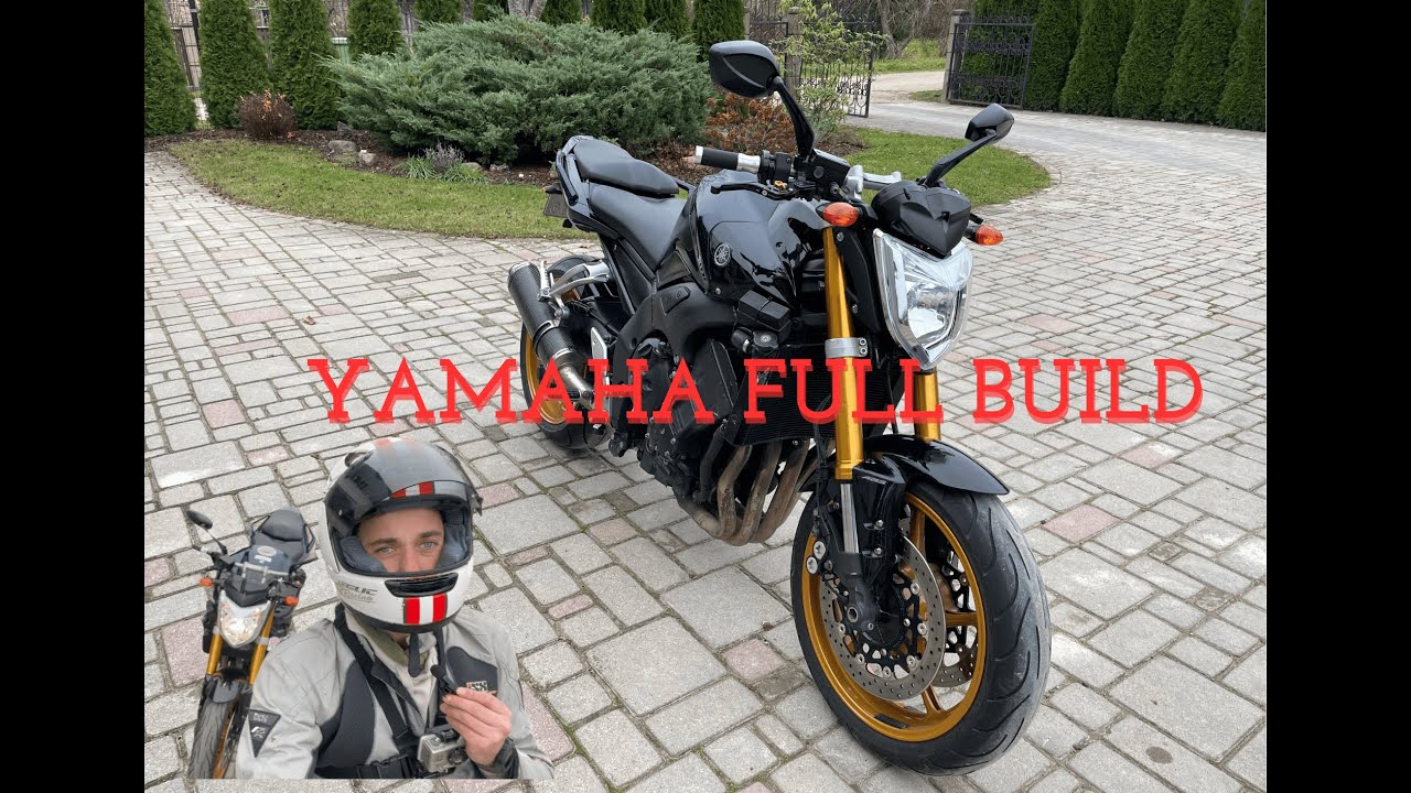 FULL Build - Rebuilding a crash damaged Yamaha FZ1 2007