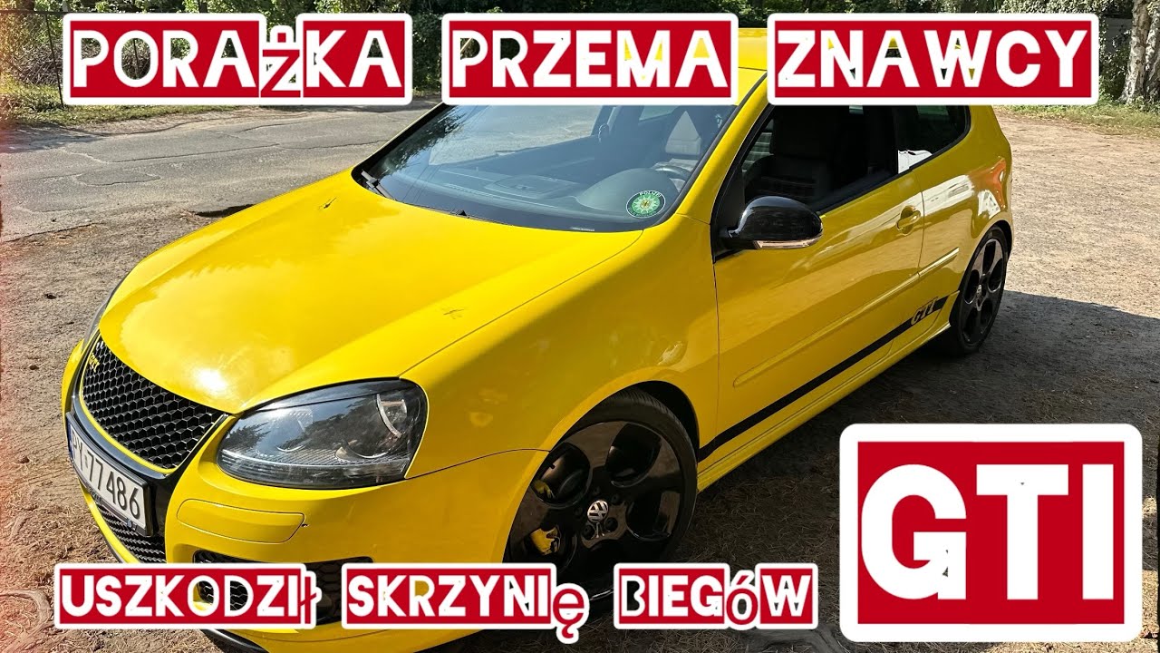 VW GOLF V GTI PORAŻKA ROKU USZKODZIŁEM SKRZYNIE BIEG&Oacute;W