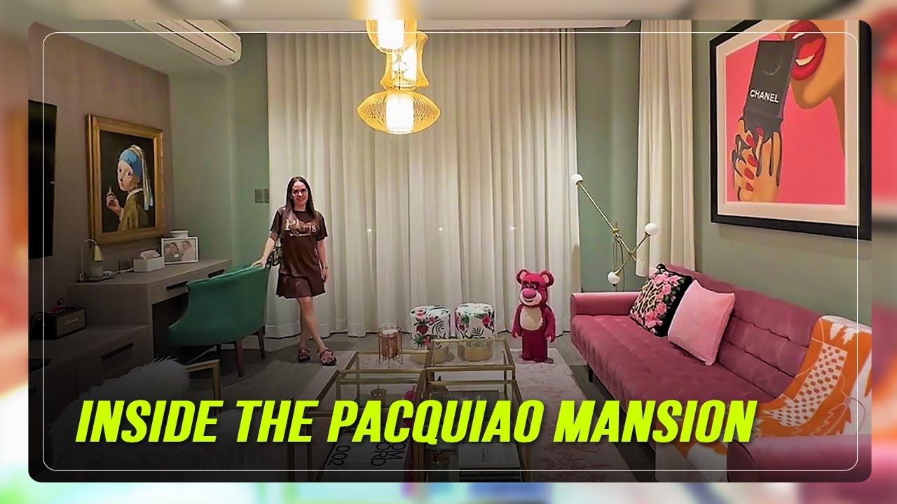 Inside the Pacquiao mansion: Salon, theater, exhibit tunnel, multi-level pool | ABS-CBN News