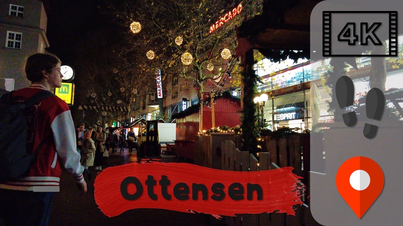 Walk in Hamburg-Ottensen 🇩🇪 | 4K·60p | One Night in Ottensen