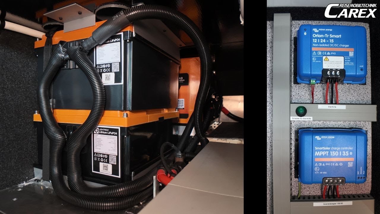 Vario Perfect 800 mit 1000 Ah Lithium & Anbindung CAREX VRM Portal! CAREX Reisemobiltechnik