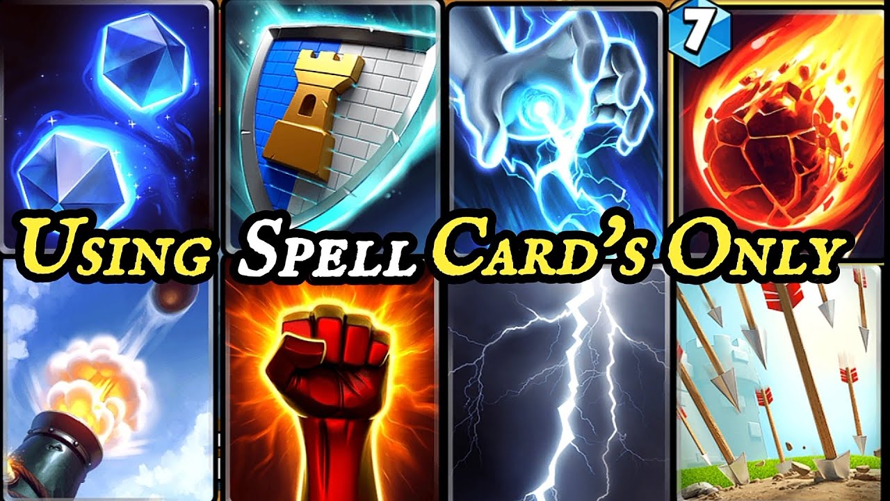 Spell Challenge? Using Spell Card's Only! Castle Crush