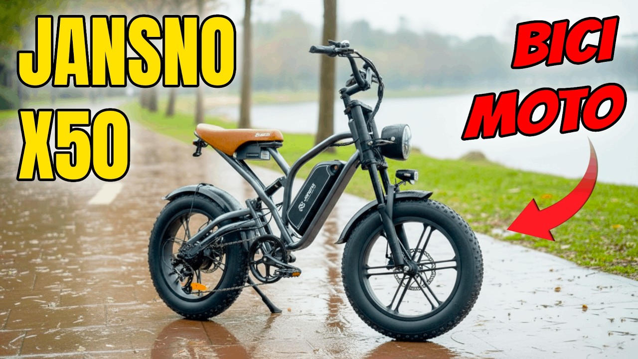 La BiciMoto Que Está Hecha en Acero al Carbono 🔥 JANSNO X50