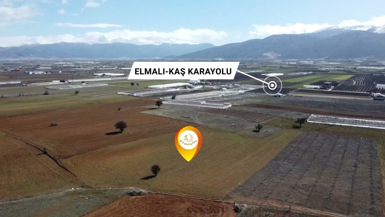 Elmalı İslamlar Mahallesinde Anayola Yakın 10200m² Satılık Tarla