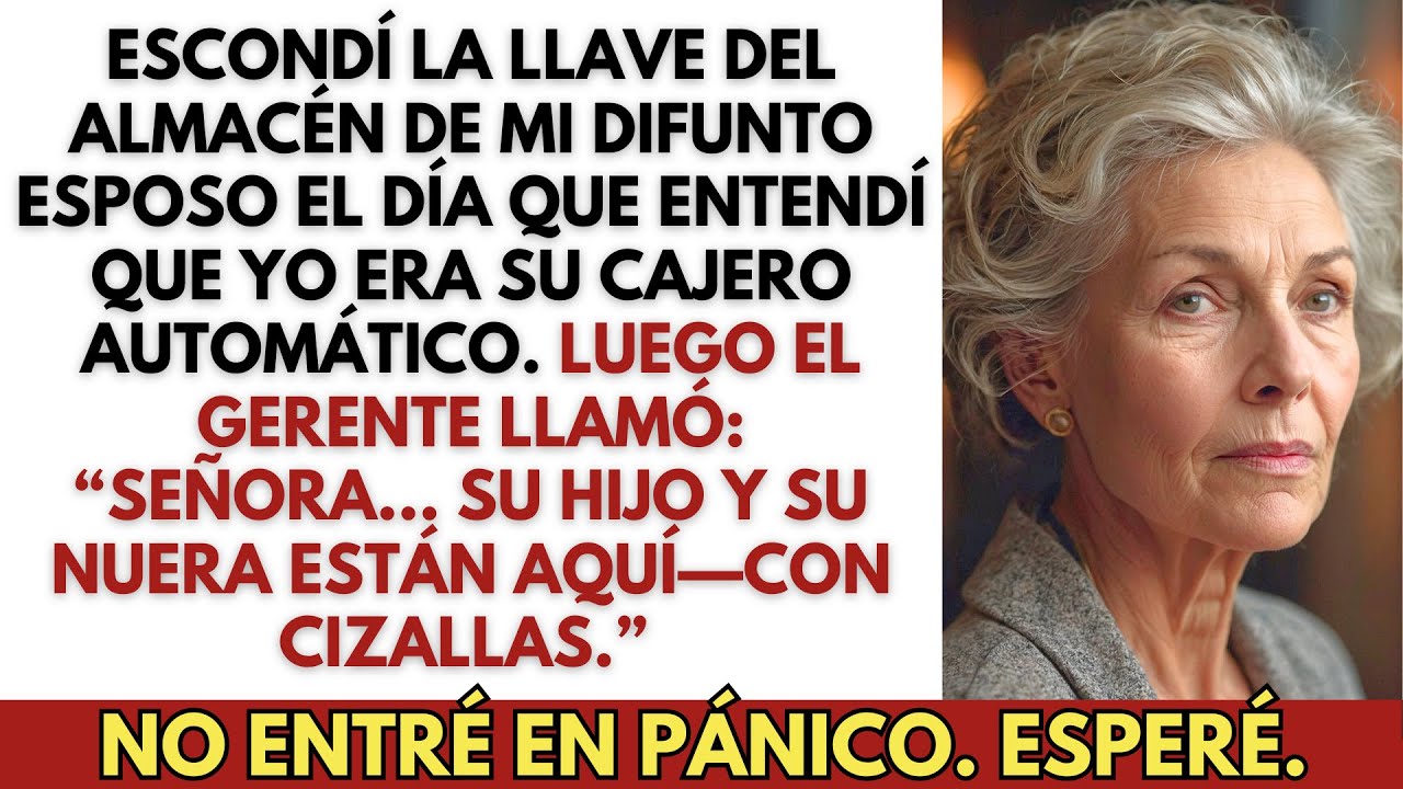 Nunca le dije a mi hijo y nuera qué había en el almacén de mi difunto esposo—lo supo tarde