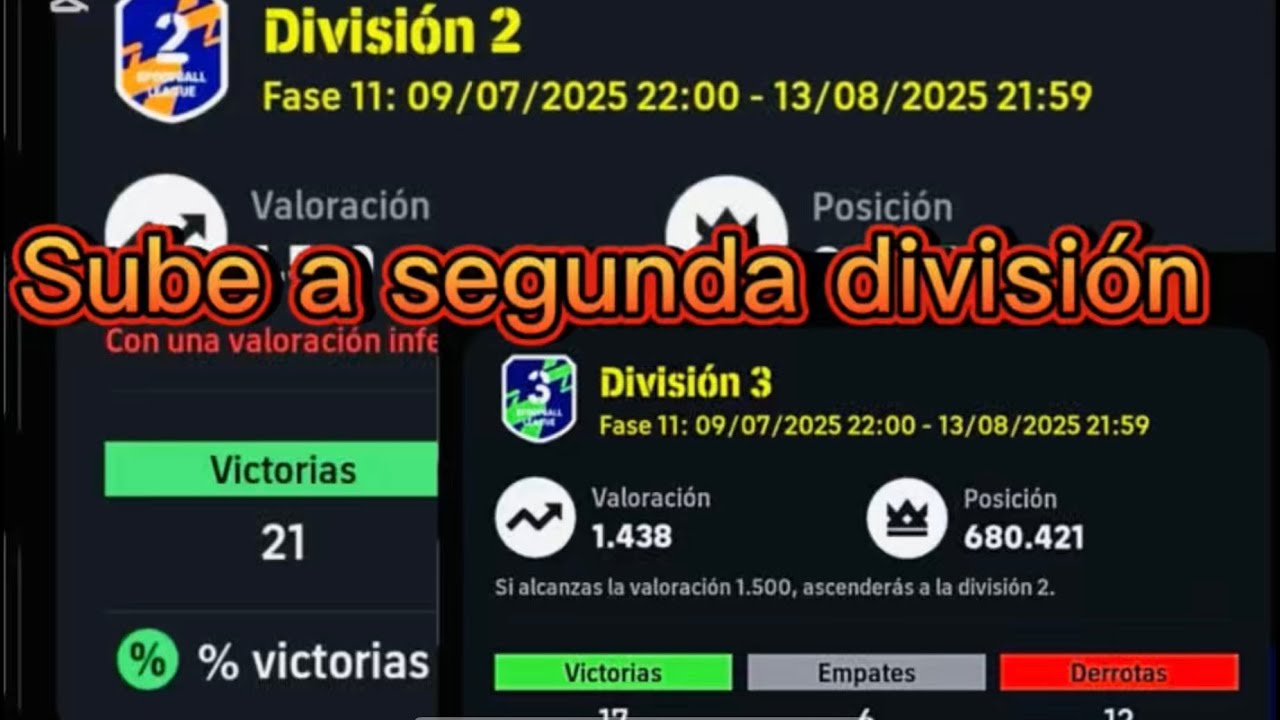 COMO SUBIR A SEGUNDA DIVISIÓN EN EFOOTBALL
