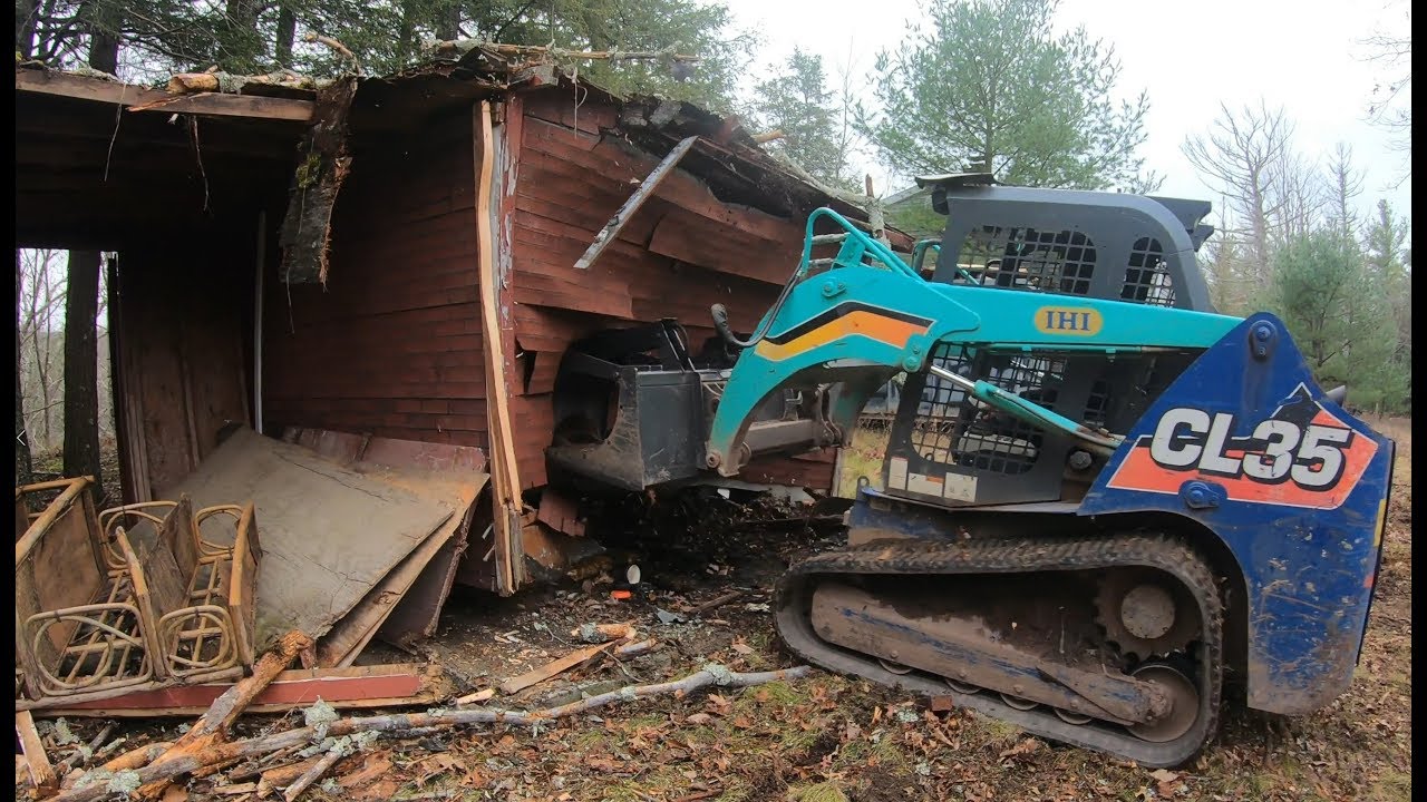 Removing a shed and widening a driveway