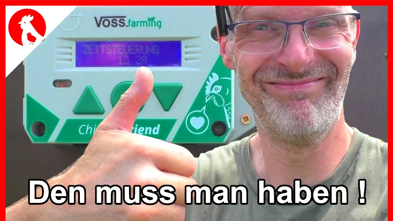 F191 VOSS ChickenFriend - Preiswert und Saugut!! Hühnerklappenöffner automatische Hühnerklappe