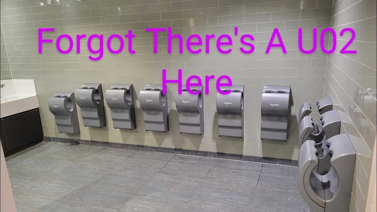 Dyson Airblade V HU02, AB08s, dB (AB14s) And a Mitsubishi JT U02 At Gloucester Services North