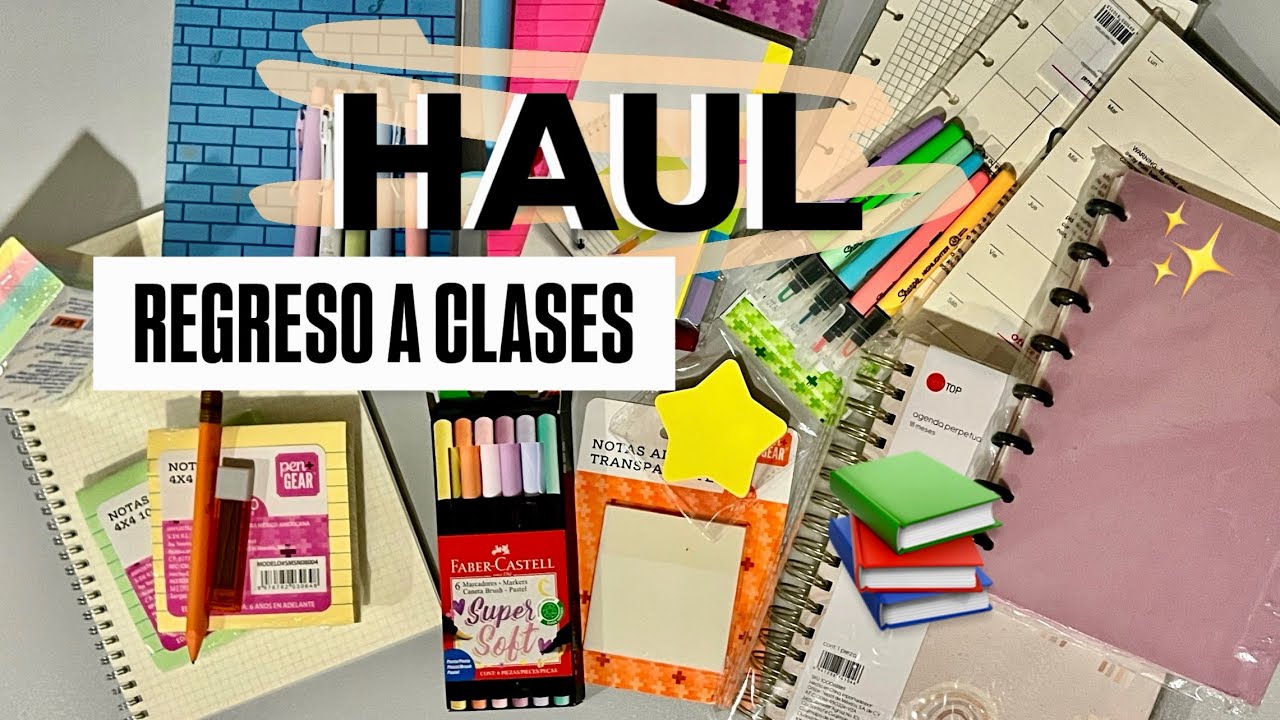 Haul regreso a clases 📚✨❤️