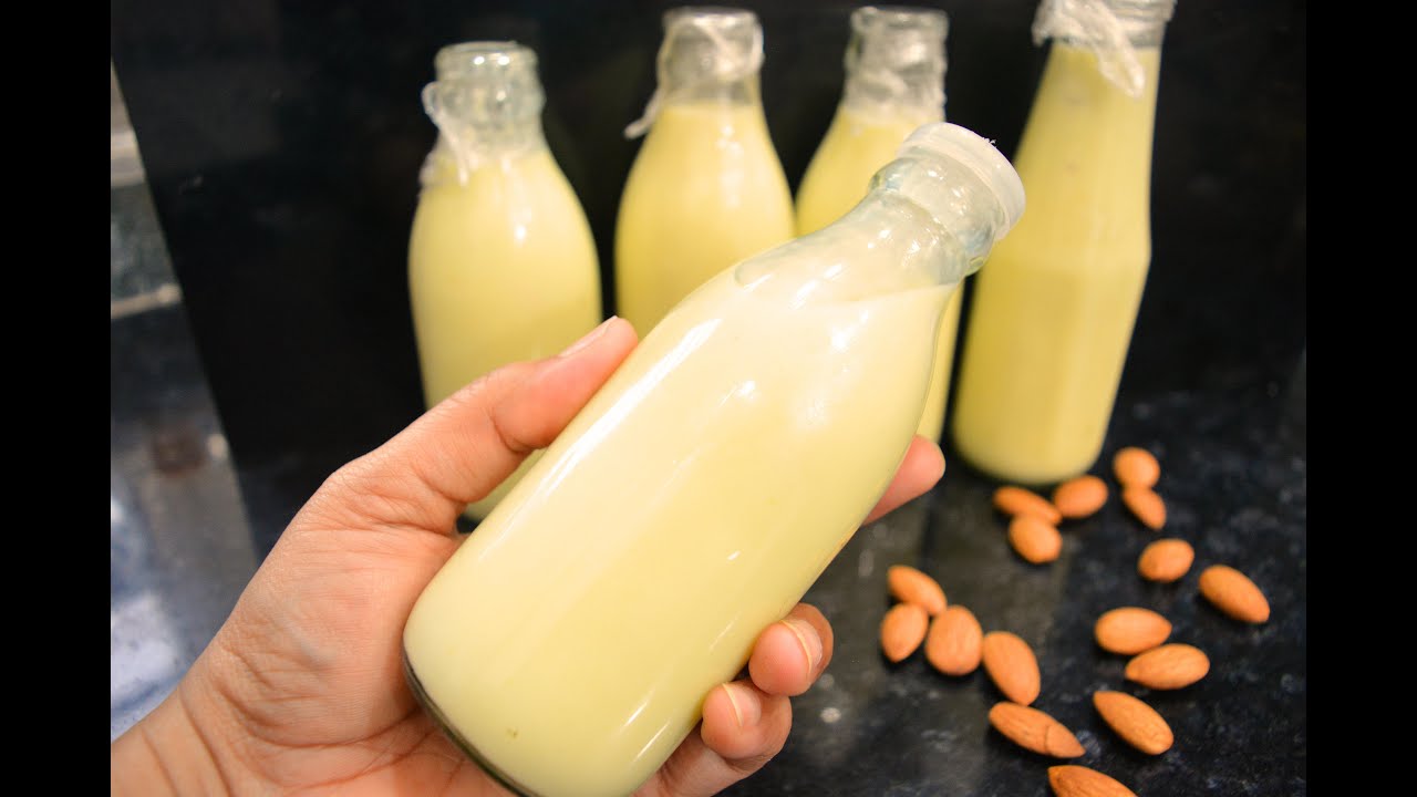 MILK BADAM RECIPE 😋बाज़ार जैसा बादाम दूध बनाने तरीका😋Badam Doodh | brain booster milk/Quick and Easy