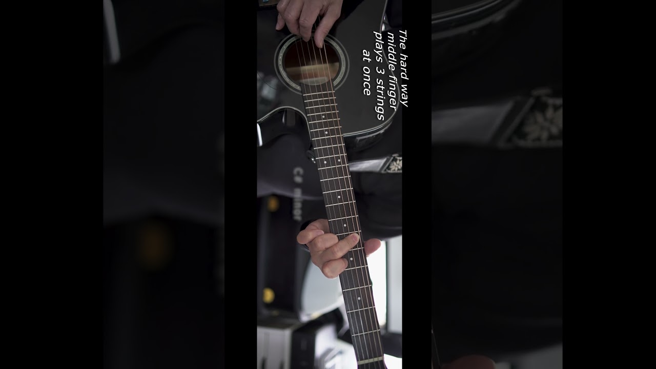 A  Major scale progression in open G 