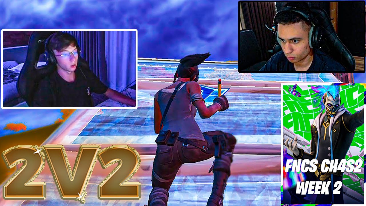 FIGHT 2V2 DOS PROS NA WEEK 2 DA FNCS! #38