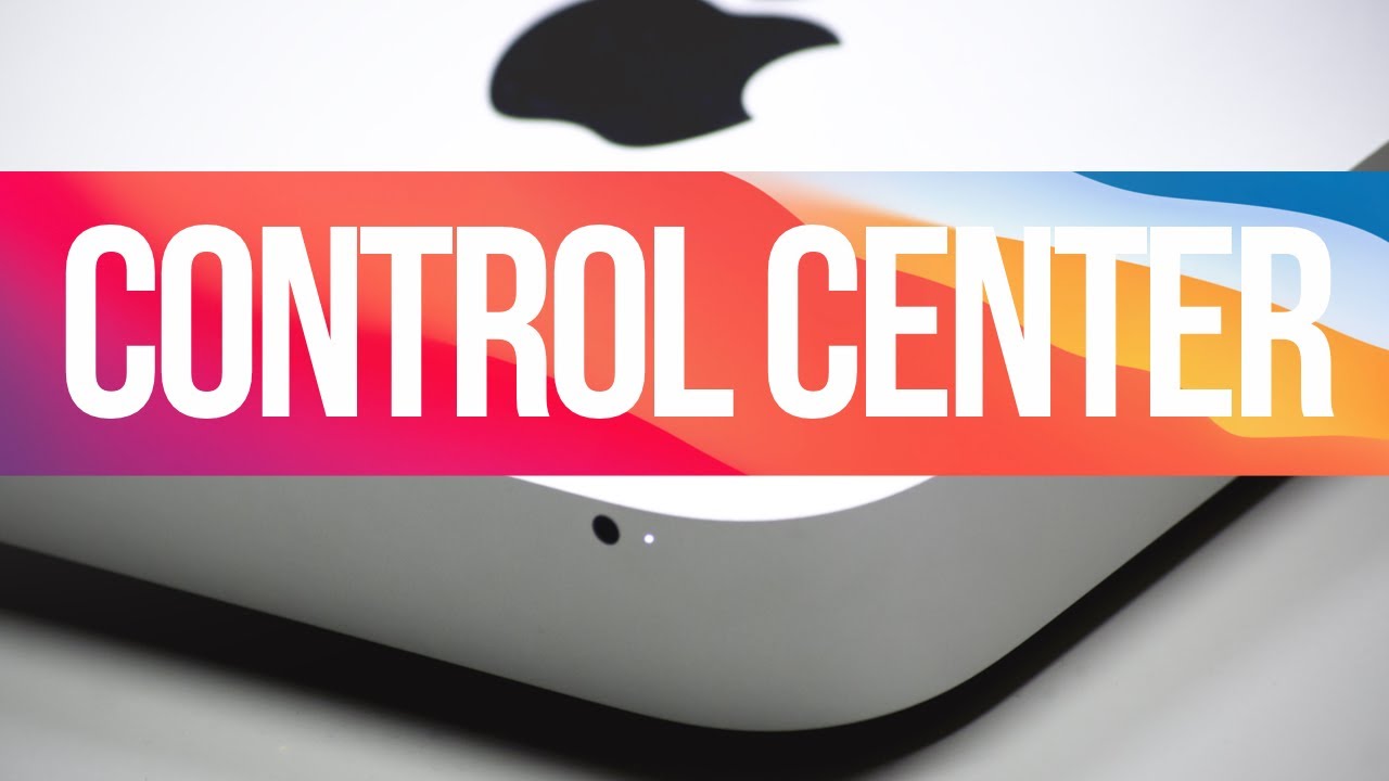 Control Center on Mac mini