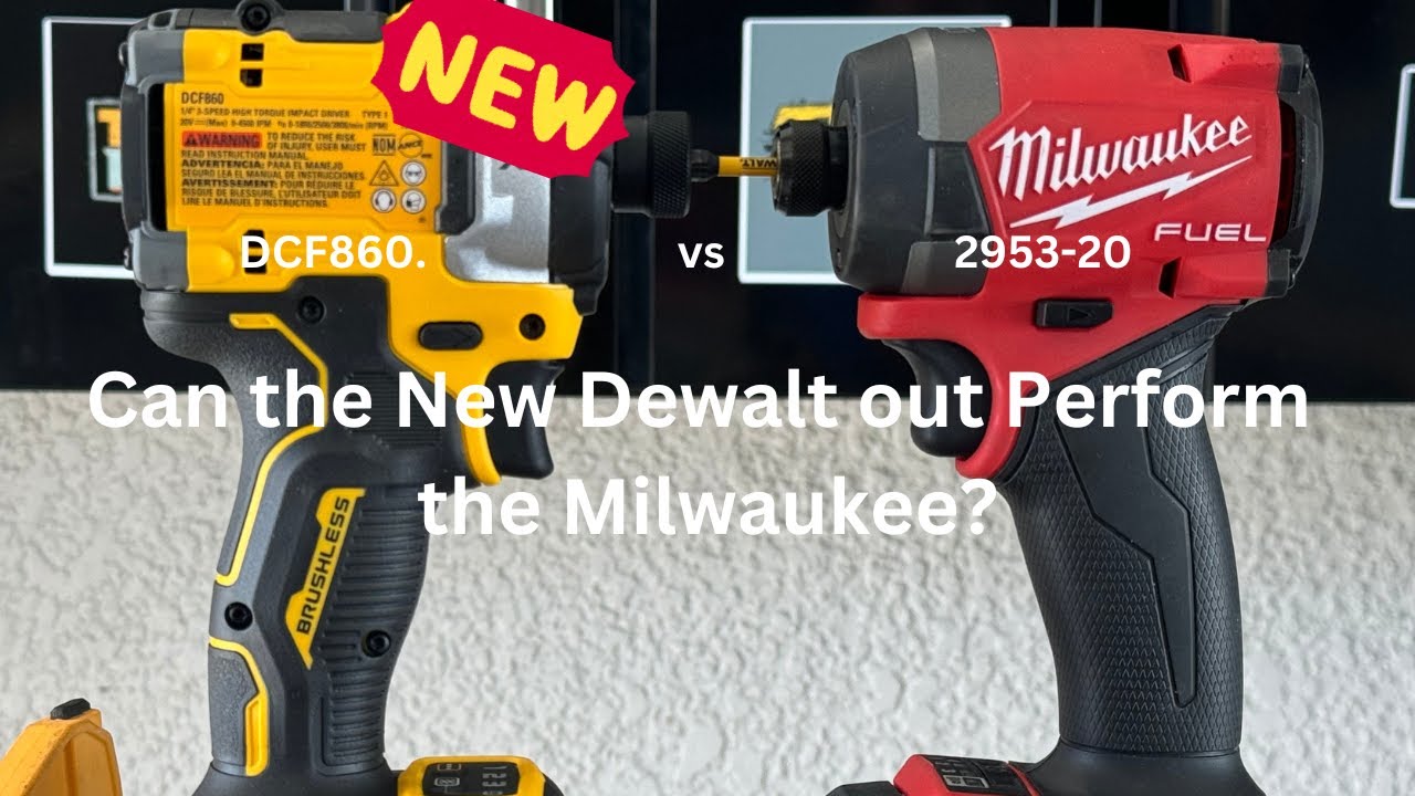 Может ли новый Dewalt DCF860 превзойти Milwaukee 2953-20 Impact? #электроинструменты #dewalt #mil...