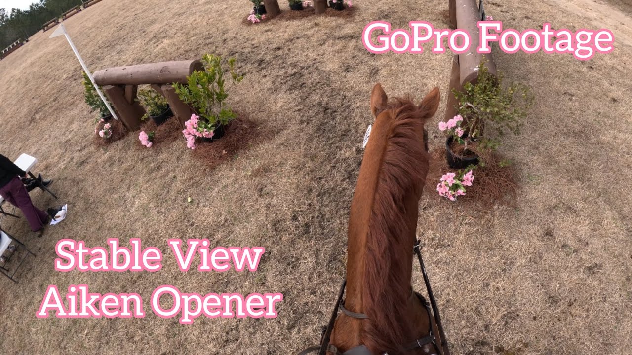 Novice XC GoPro Footage Stable View Aiken Opener H.T.
