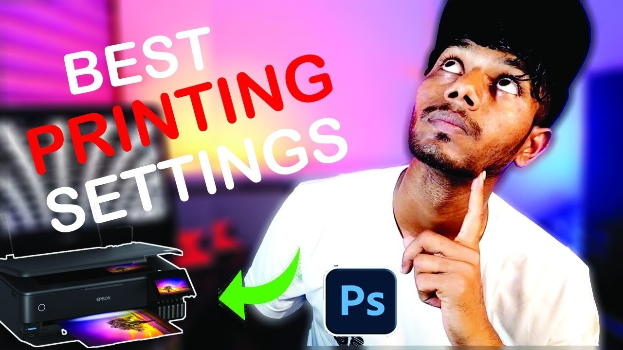 Epson L3210 printer Best quality Print Settings| Photoshop Best Printing Tutorial
