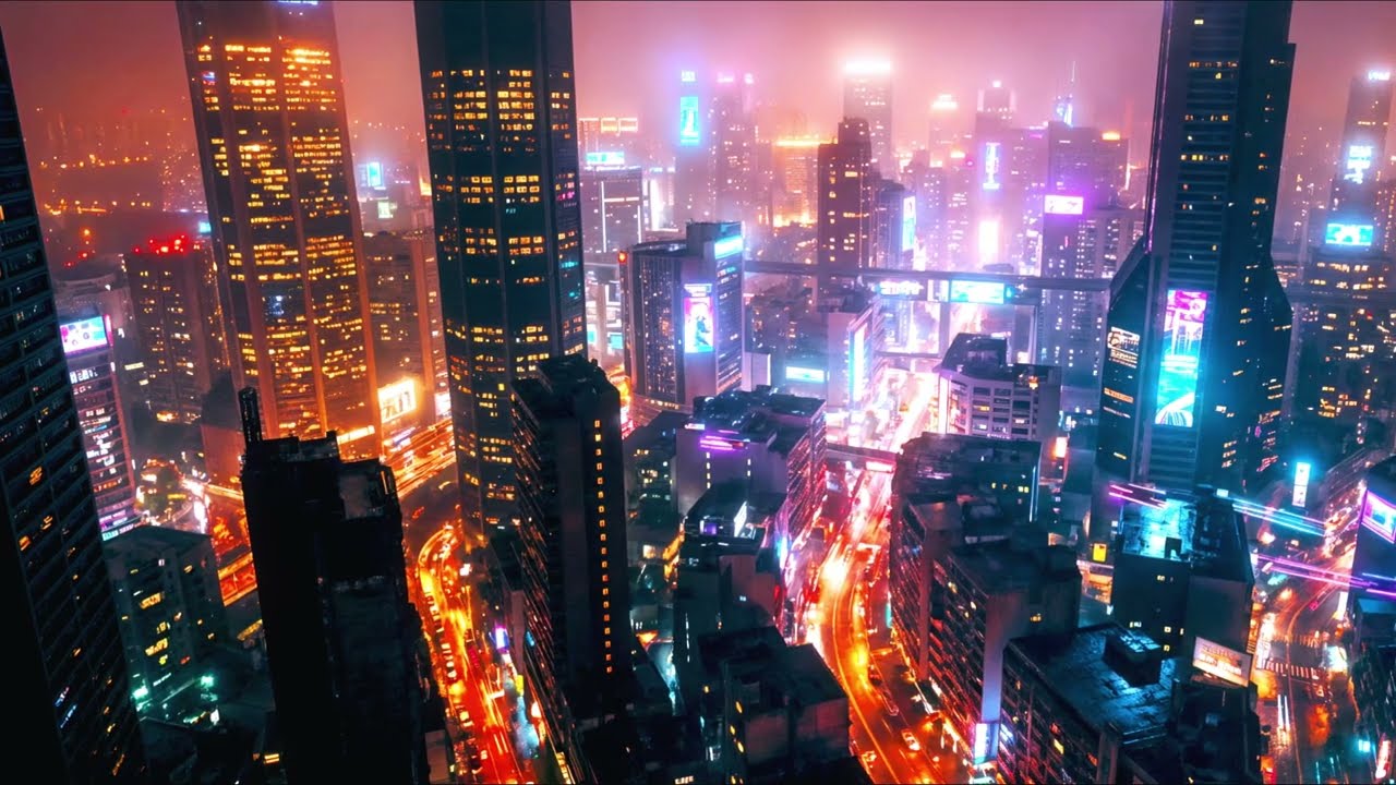 Neon Arrival | Synthwave | AI Generated