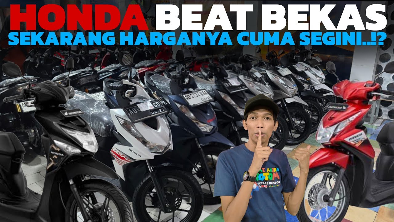 HONDA BEAT BEKAS, SEKARANG HARGANYA CUMA SEGINI - motor bekas murah - ANEKA JASA MOTOR 