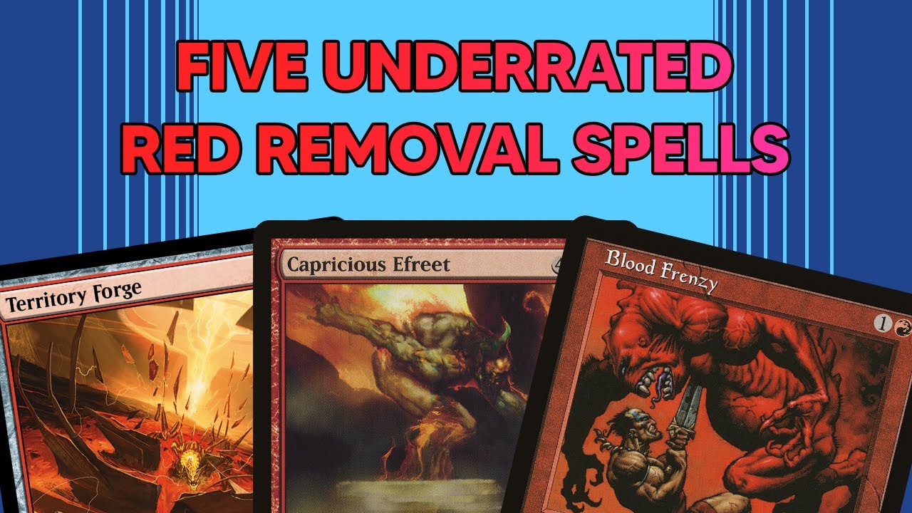 Five Underrated Red Removal Spells | Unplayable Review | EDH COMMANDER