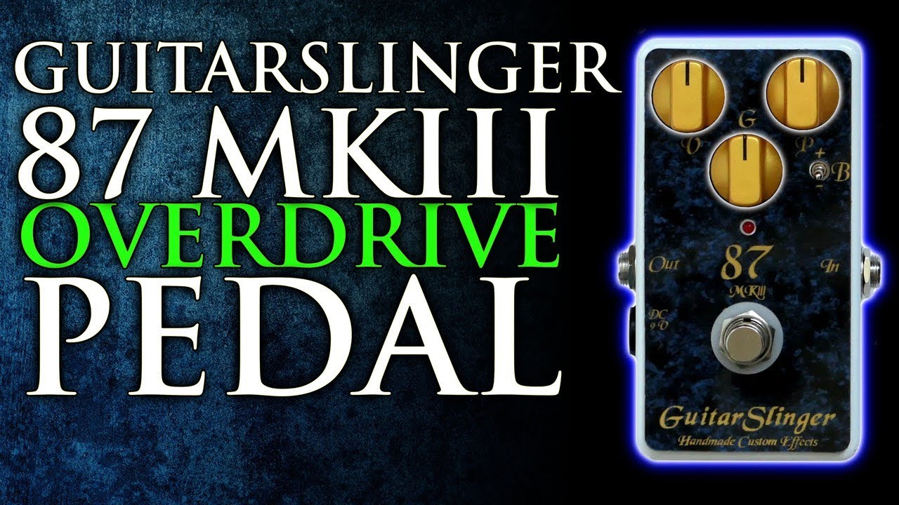 GuitarSlinger 87MKIII Pedal! Tone HEAVEN! by Santiago Alvarez & Alex Beyrodt! Video by Jay Parmar
