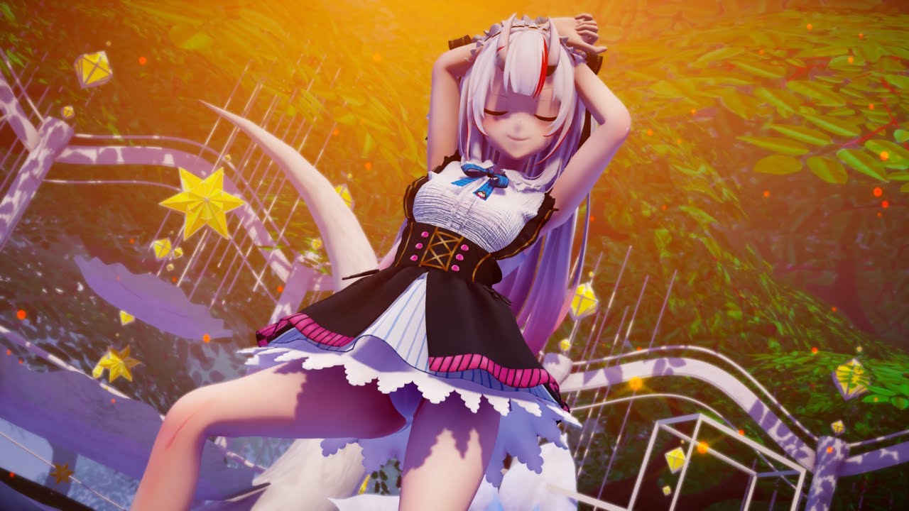 [MMD 4K] Nakiri Ayame | 百鬼あやめ - INTERGALACTIA