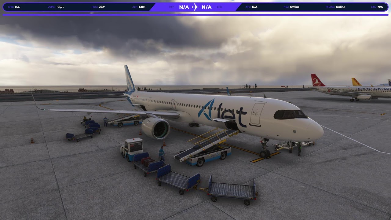 ✈︎Sabiha Gökçen ✈︎ Trabzon ✈︎Airbus A321Neo \Vatsim