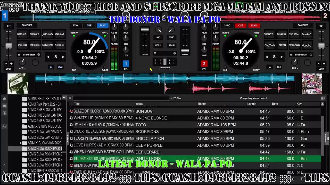 THURSDAY MADNESS (SLOWROCK SLOWJAM MIXES) ALL HITS REMIX 06-20-2024