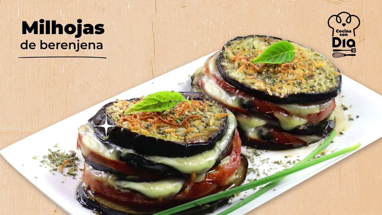 Milhojas de Berenjenas. Espectaculares, no puedes dejar de hacerlas!!!