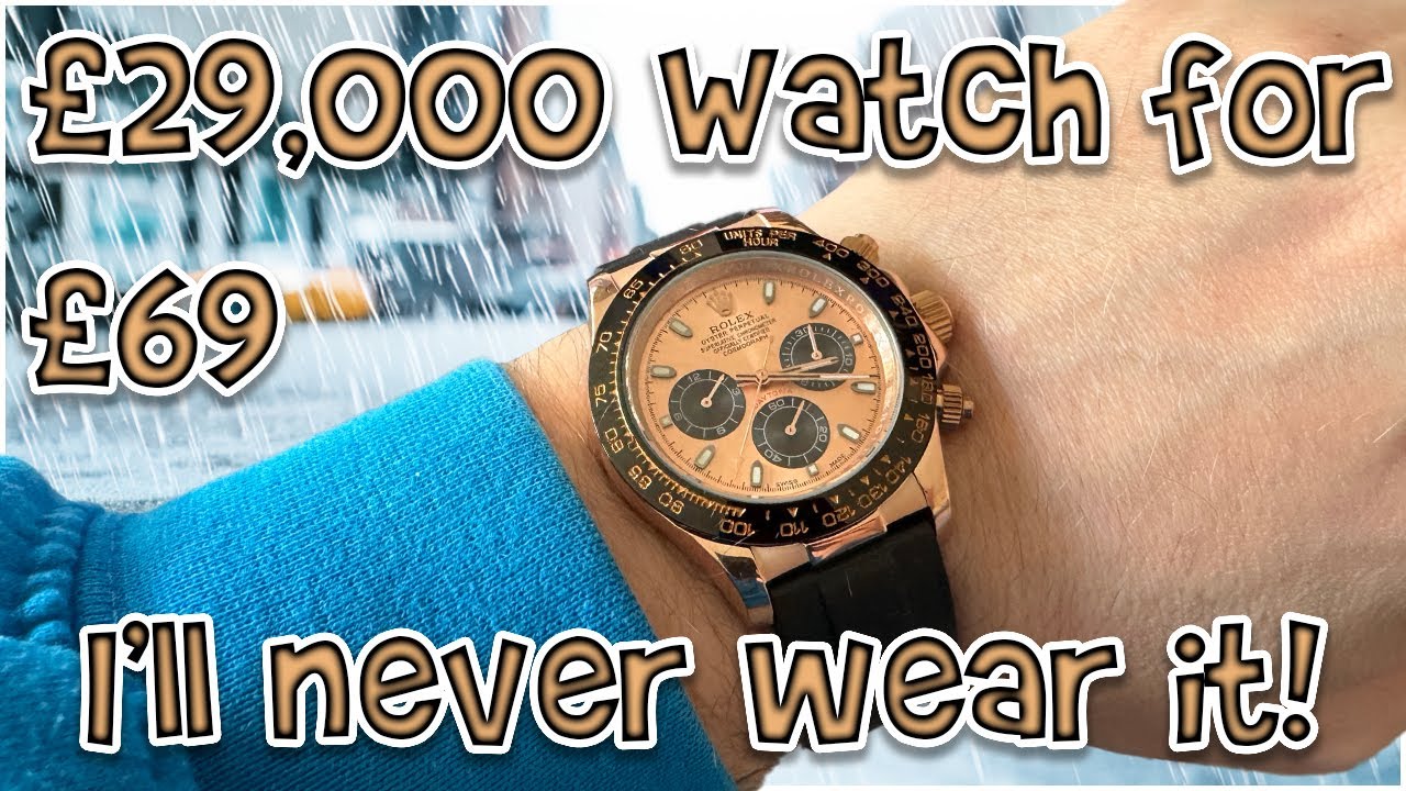 DHGate &mdash; поддельные часы R*lex Rose Gold Oysterflex Daytona &mdash; часы, которые я никогда не надену!