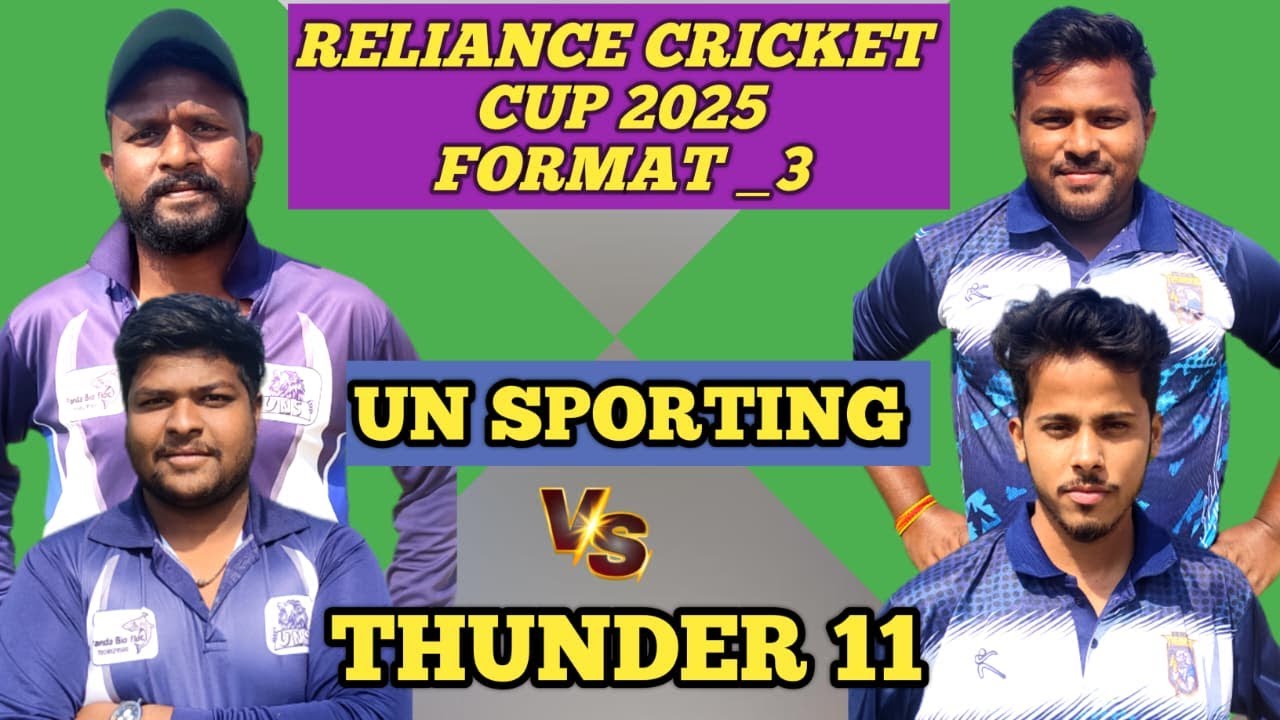 LIVE 🛑FORMAT 3 RELIANCE CRICKET CLUB TYRNAMENT CUP 2025 ,SORO