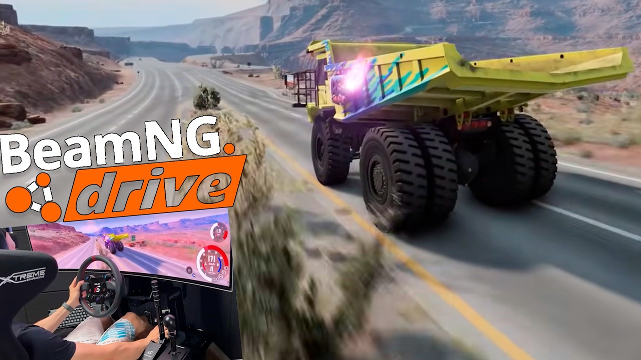 Beam NG DRIVE: 200km/h com CAMINHÃO DE MINÉRIO
