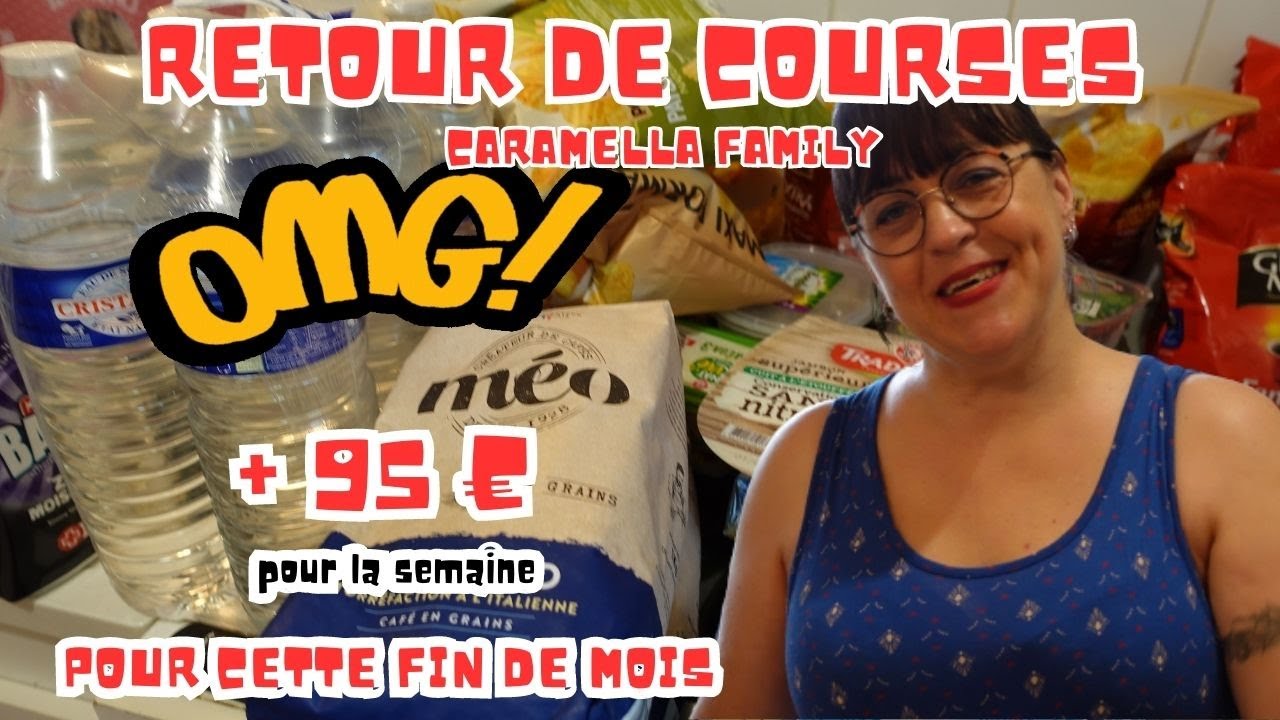RETOUR DE COURSES 2023/LIDL - LECLERC DRIVE /TOUS LES PRIX/IDEES REPAS/ + 95€ EN FIN DE MOIS 😳