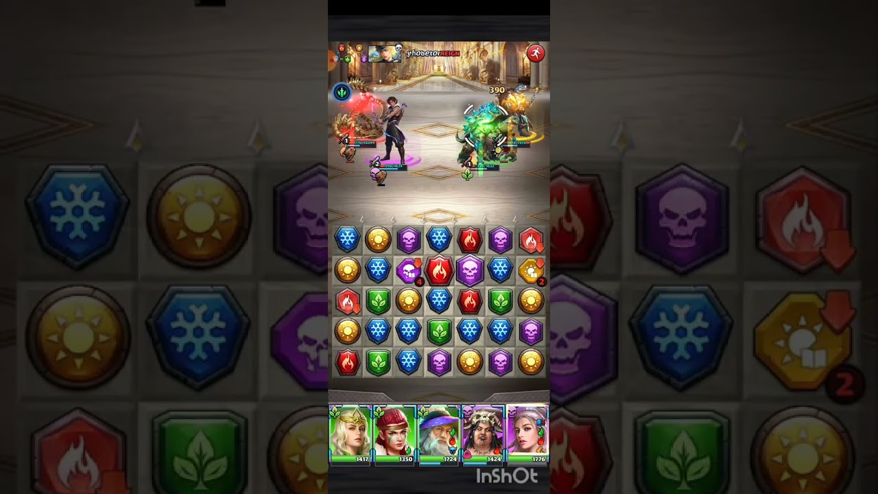 Mythwars and Puzzles Torneio 4* IMPULSO DE REFORÇO s/ azul (MAGNUM)