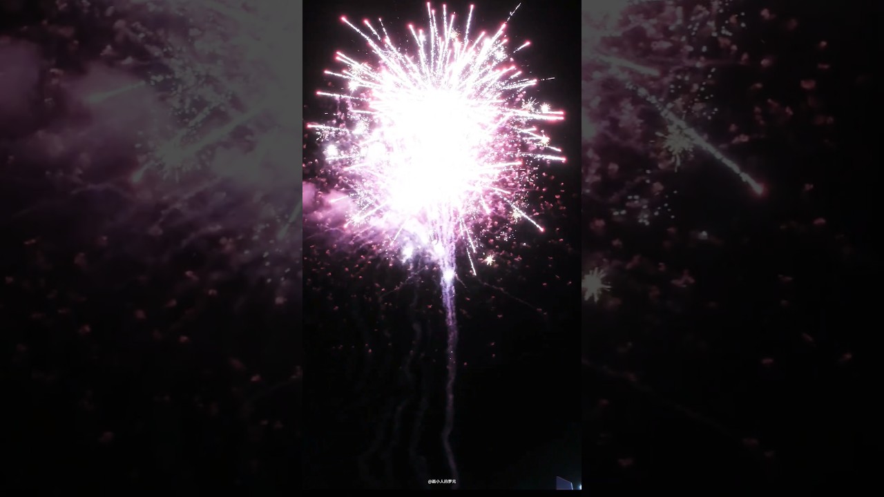 Lovely art and firework 