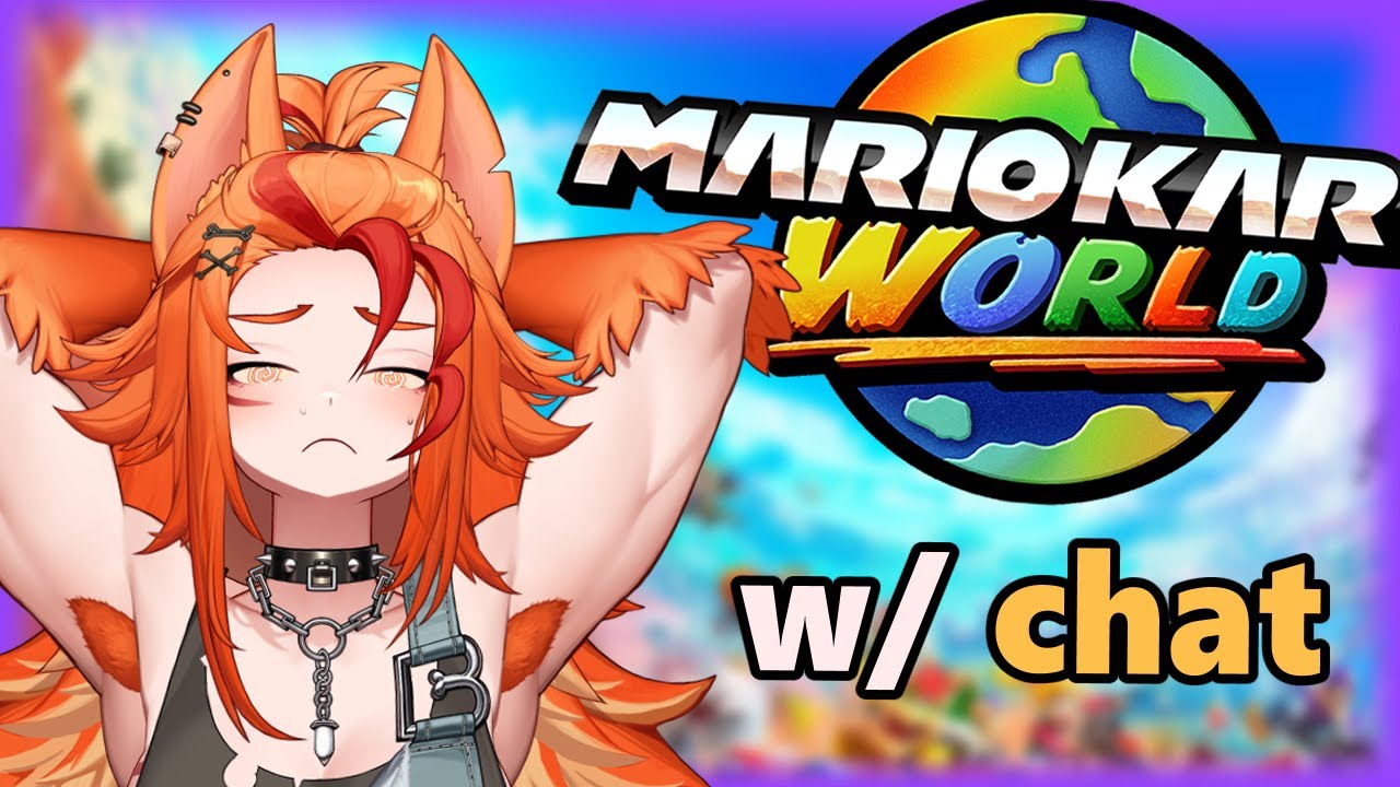 Buffpup plays Mario Kart World w Chat
