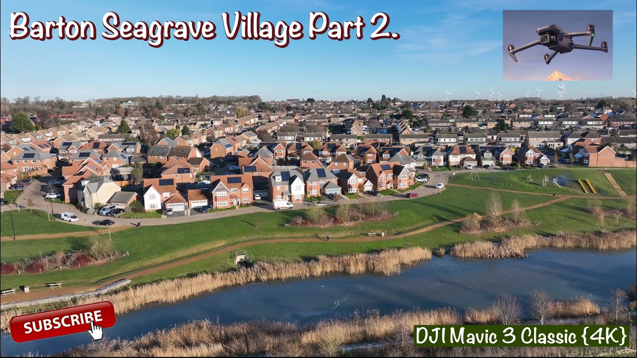 Barton Seagrave Village Part 2 | Stunning 4K Drone Footage | DJI Mavic 3 Classic