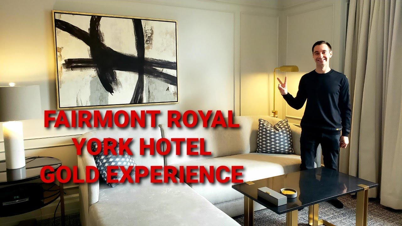 Fairmont Royal York Hotel Gold Experience - Gold Suite Tour! Toronto's Best Hotel?!?!