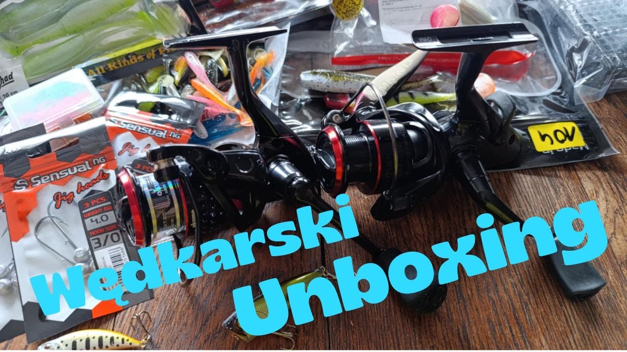 Unboxing Wędkarski... Aliexpress i polskie sklepy woblery gumy kołowrotki i inne #unboxing #fishing