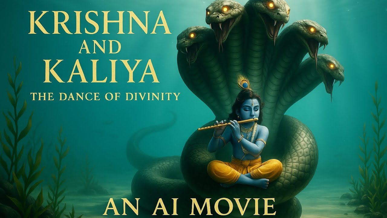 Krishna vs Kaliya: The Divine Dance Beneath the Yamuna 🌊🐍✨ | Hindu Mythological Epic |