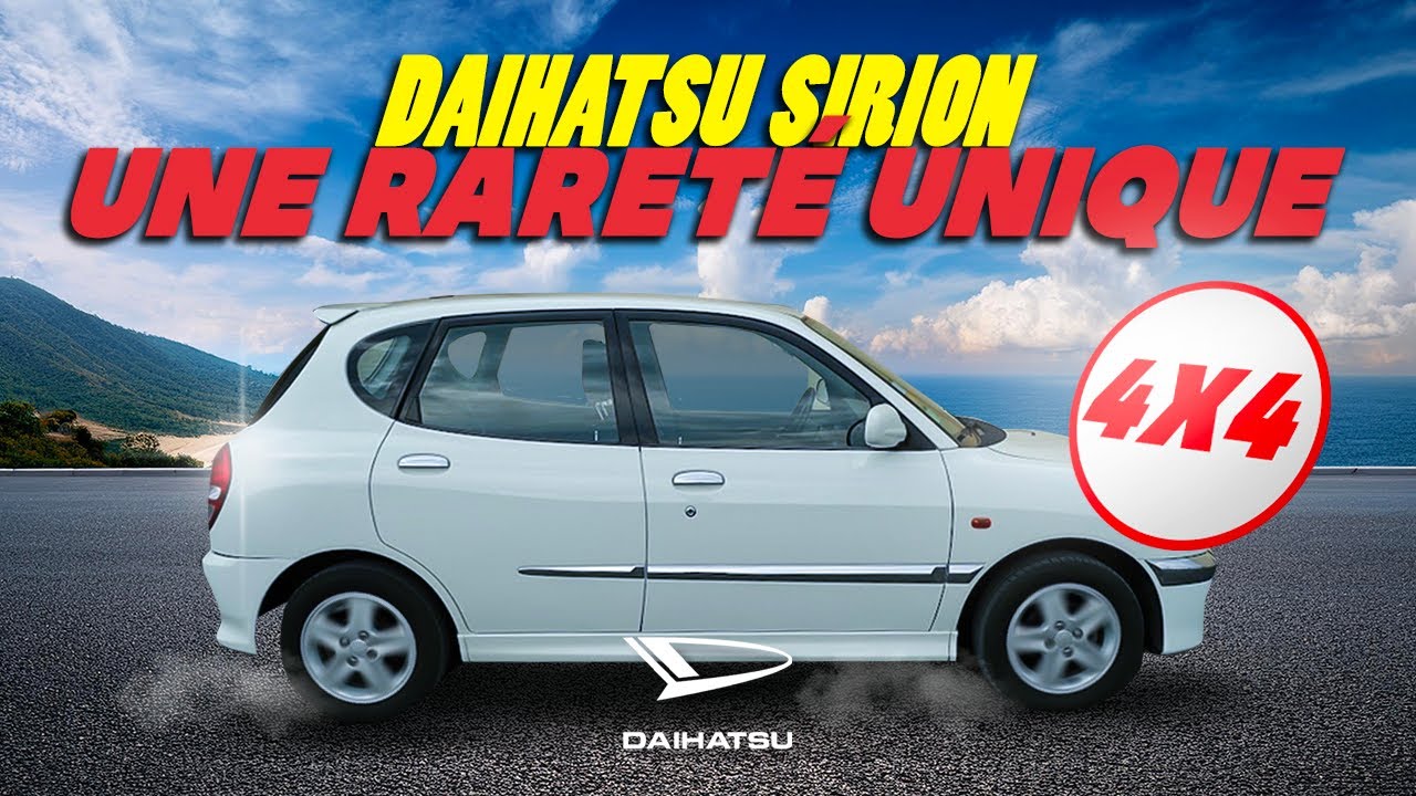 Incroyable Daihatsu Sirion 4x4 ULTRA RARE : Une JDM Unique en Son Genre!