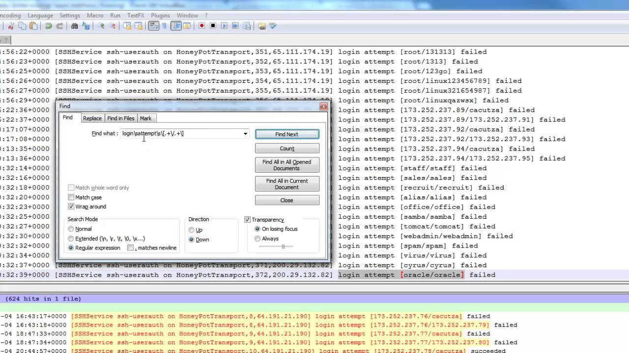 TekTip ep19 - Using Regex with Notepad++