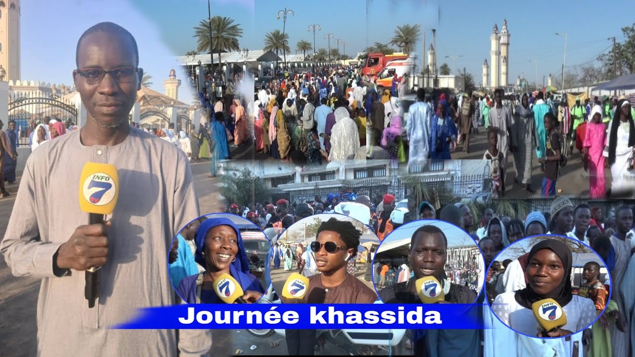Reportage l'Esplanade de la Grande Mosquée Touba - Grande Journée Qacida 2026....