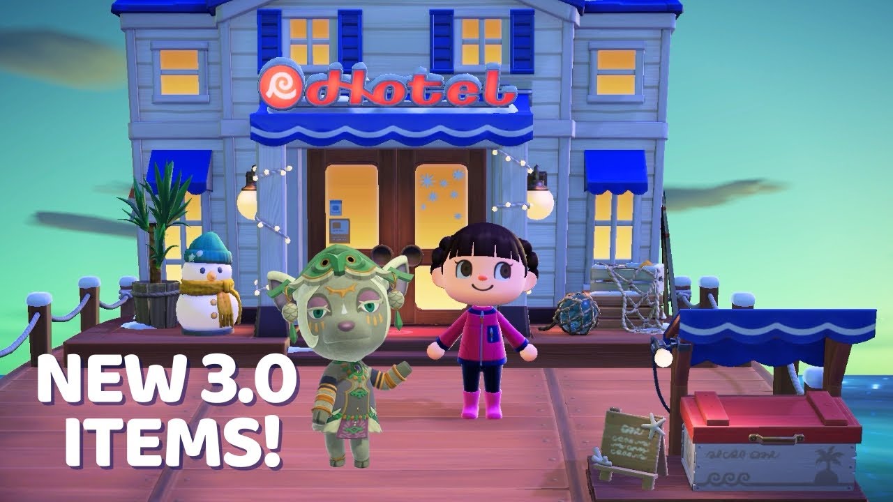 Amiibo Unlocks & Cozy Hotel Decorating🌸 | Animal Crossing New Horizons 3.0 Update