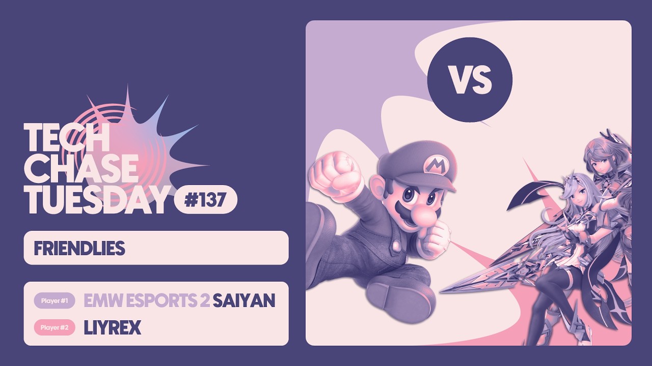 EMW Esports 2  Saiyan Mario vs Liyrex Aegis  Friendlies  Tech Chase Tuesday 137