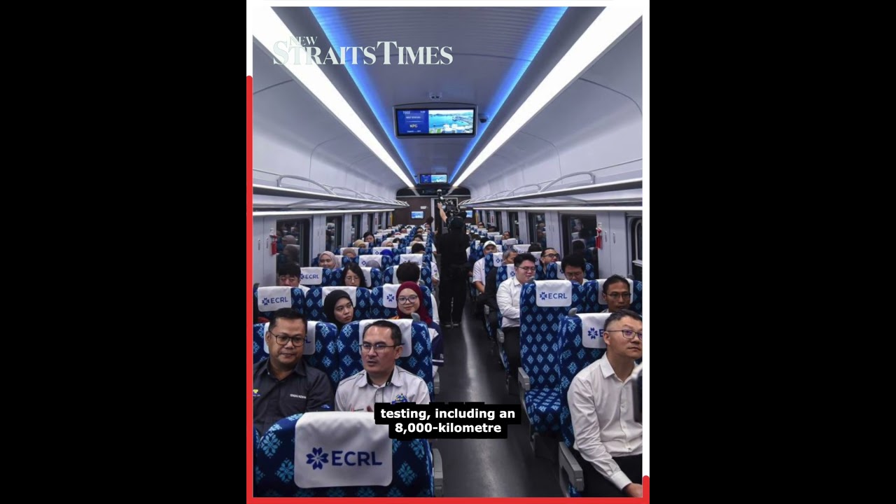 ECRL reaches 91pct completion with passenger and freight trains unveiled