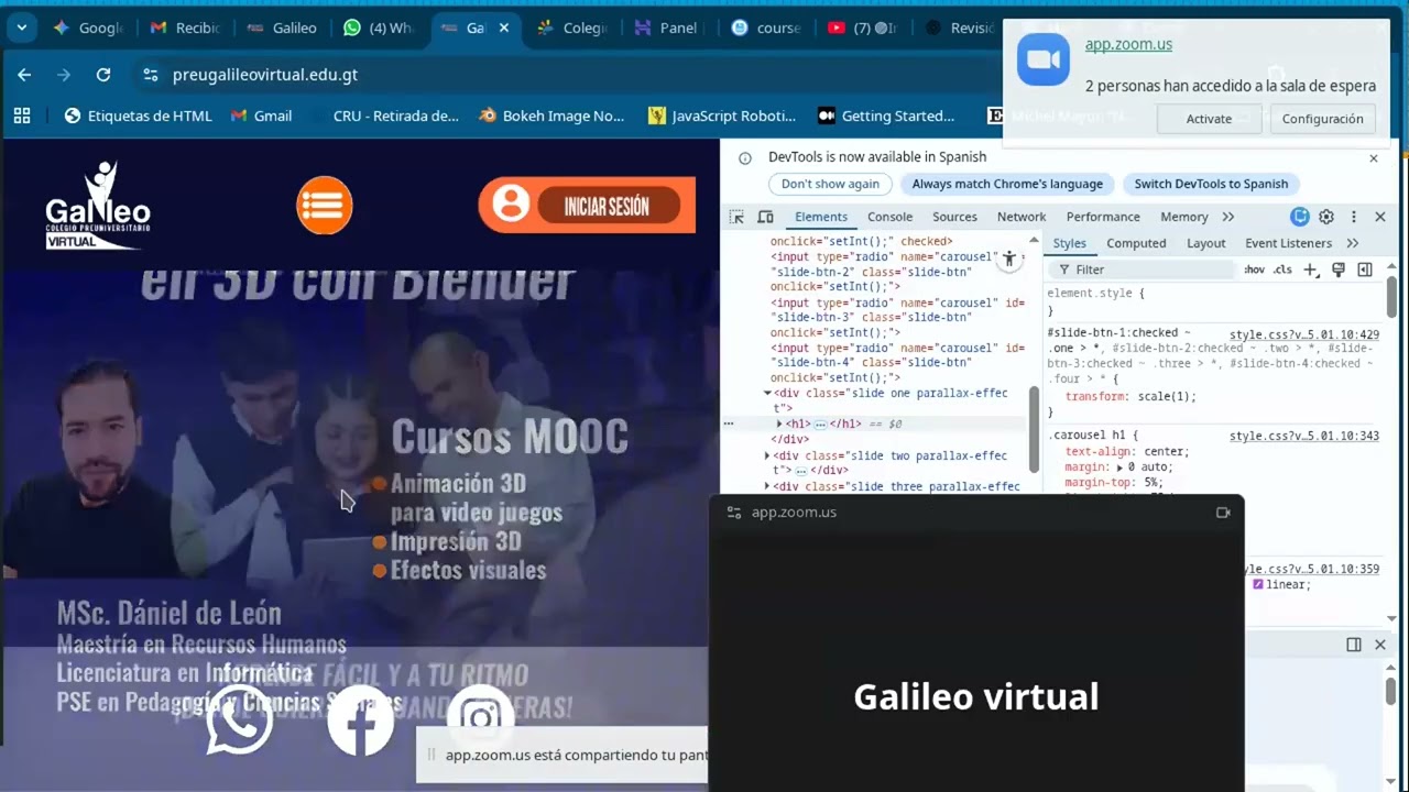 1 Registrarse en el aula virtual