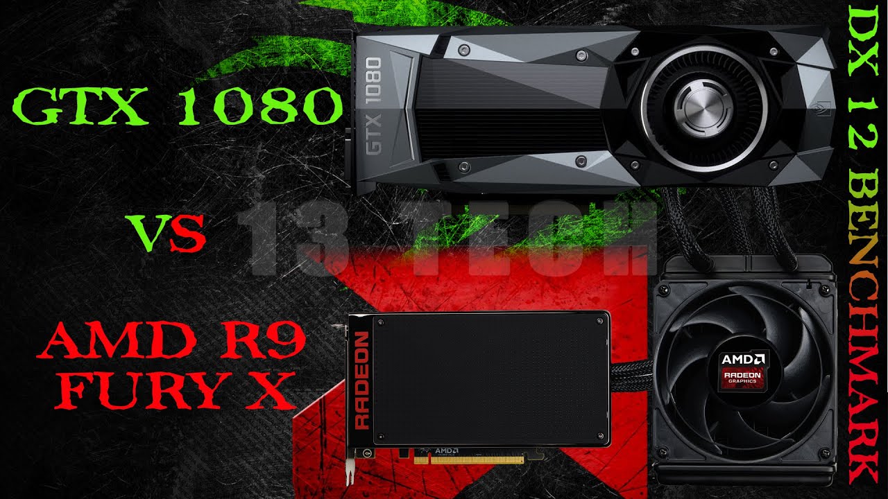 NVIDIA GTX 1080 vs AMD RADEON R9 FURY X - DX12 BENCHMARK